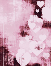 Faded Pink Heart Background Free Stock Photo - Public Domain Pictures