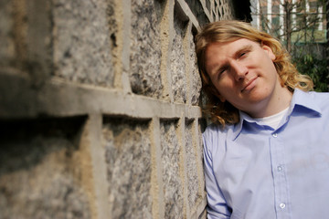 Wall Mural - portrait of a blond man