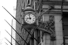 Famous Clock In Downtown Chicago
