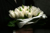 Fototapeta Tulipany - bridal bouquet