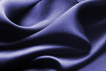 blue silk - detail