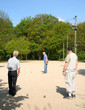 © SYLVIE FOURGEOT - joueurs de pétanque, jeu français.