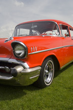 Red Classic American Car
