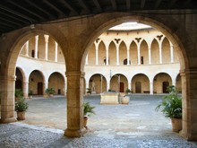 Courtyard In The Castle