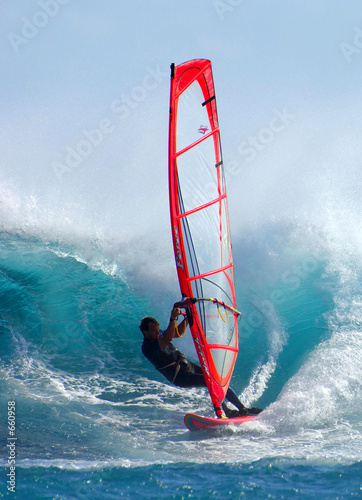 Naklejka samoprzylepna Windsurfing