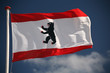 Leinwandbild Motiv berlin-fahne