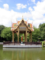 Wall Mural - orient temple in munich park