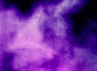nebulosa en el cielo infinito