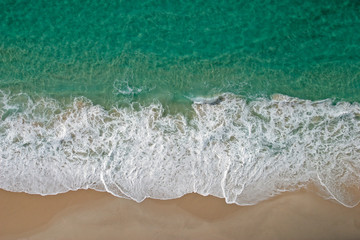 Canvas Print - waves and beach