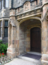 Door Of Medieval Style College