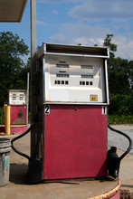 Old Gas Or Petrol Pumping Station
