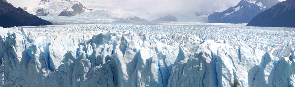 glacier perito moreno en argentine (patagonie) - obrazy, fototapety, plakaty 