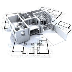 Aufkleber - appartement et plan