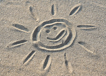 Sun Sign In Sand