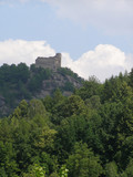 Fototapeta Miasto - castle on rock