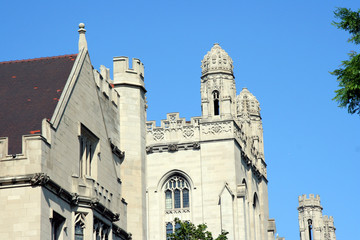 Wall Mural - university of chicago building details