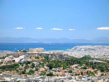 Athens And Its Acropolis Distant View