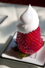 Cream On Strawberry