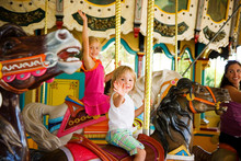 Kids On A Carousel