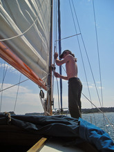 Hoisting The Sail