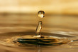 Leinwanddruck Bild - water drop