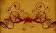 Leinwandbild Motiv background paper with ornament