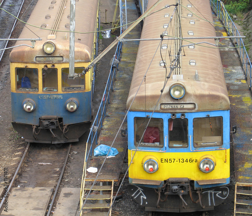 Nowoczesny obraz na płótnie poland poznan trains