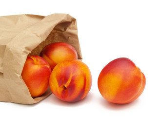 nectarines in a bag