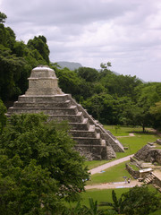 Canvas Print - site maya de palenque