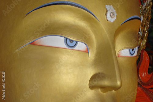 Cuadros en Lienzo buddha statue at thikse monastery
