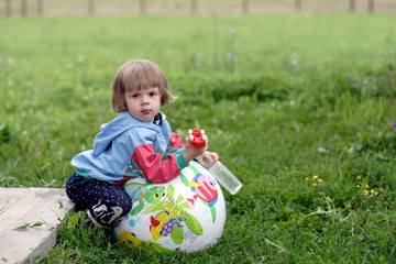 girl on ball 2