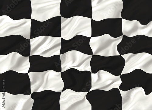 Dekoracja na wymiar  flaga-szachownicy