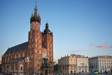 Fototapeta Miasto - the main square in krakow