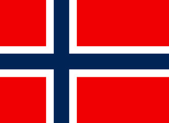 Wall Mural - flag of norway