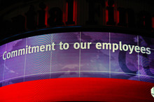 Commitment To Our Employees Light Display On Times Square