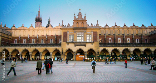 Naklejka - mata magnetyczna na lodówkę krakow square