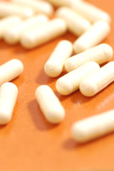 white capsules