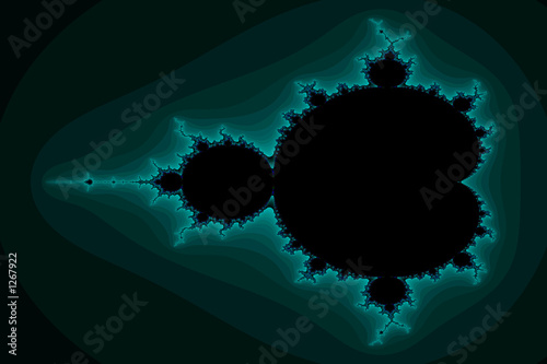 Board z aluminiowym obramowaniem Chrząszcz mandelbrot