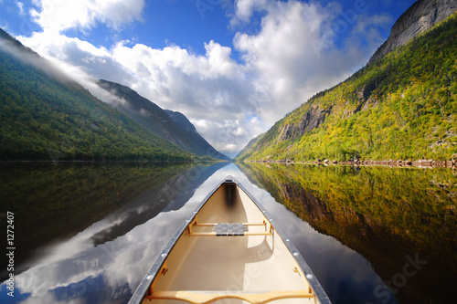 Foto-Vorhang - canoe ride (von Yanik Chauvin)