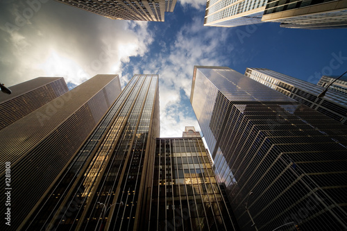 Fotomural manhattan skyscrapers horizontal