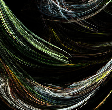 abstract computer generated flame fractal