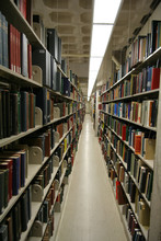University Library Book Shelves