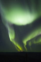 Wall Mural - two auroral arcs