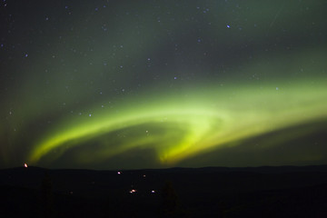Wall Mural - shape of northern lights