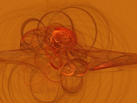 abstract red flame