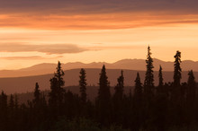Sunset In Alaska