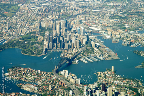 Obraz na płótnie canvas dwuczęściowy "dyptyk" Sydney city center
