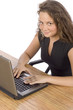 © Tomasz Trojanowski - female teenager at the laptop
