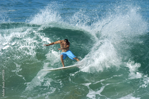 Naklejka samoprzylepna Surfer
