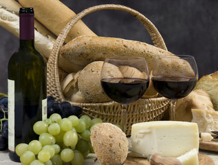 bread cheese and wine 10